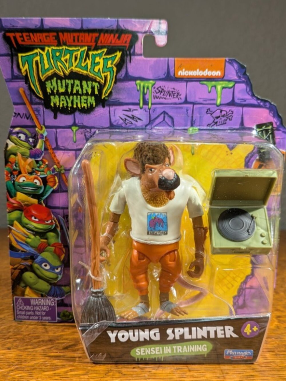 TMNT Teenage Mutant Ninja Turtles Mutant Mayhem Young Splinter Action Figure